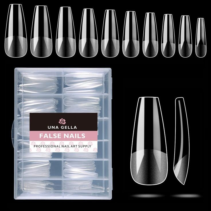 Nail Art Fake Nails 100pcs Almond Square Coffin Shape For Girls & Women