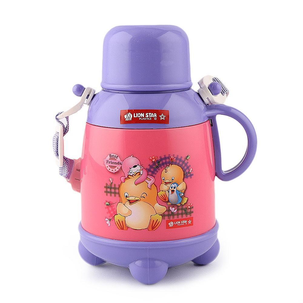 Lion Star School Water Bottle Hu-18 520ml - Purple