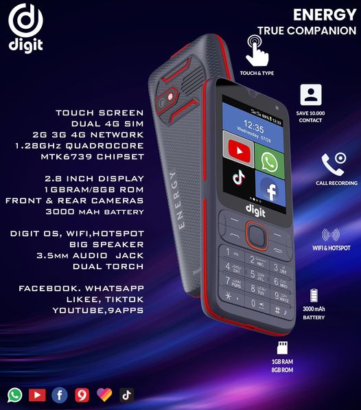 jazz digit 4g mobile call recording