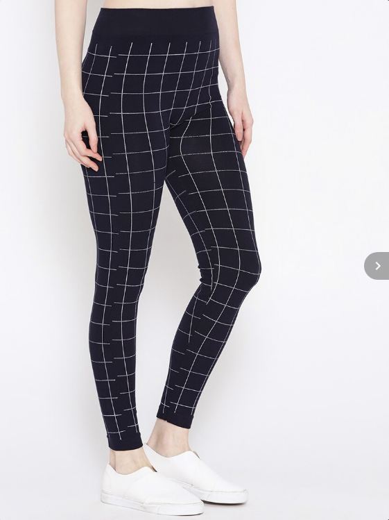 half checkered pants