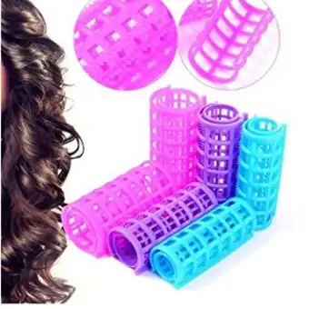plastic hair rollers