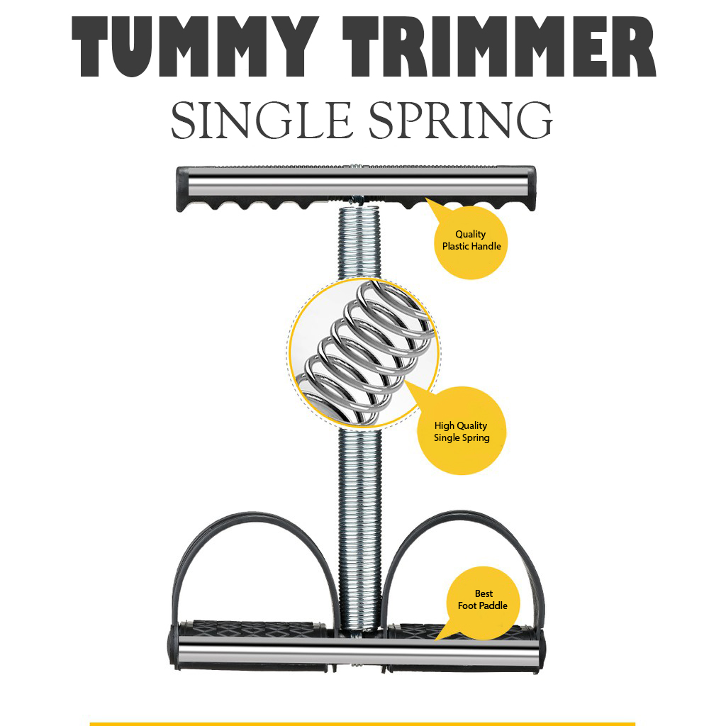 Tummy Trimmer Single Spring High Quality Weight Loss Machine For Home Gym