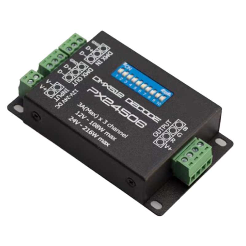 PX24506 Led Controller Led Decoder 512 Decoder Driver 9A 512 Amplifier ...