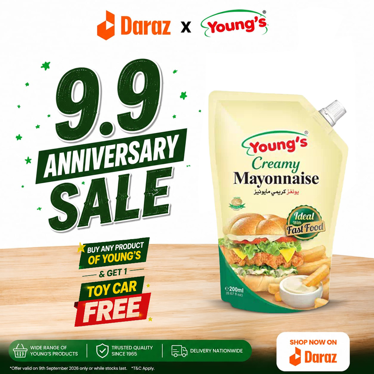 Young's Creamy Mayonnaise Condiment 200 Ml
