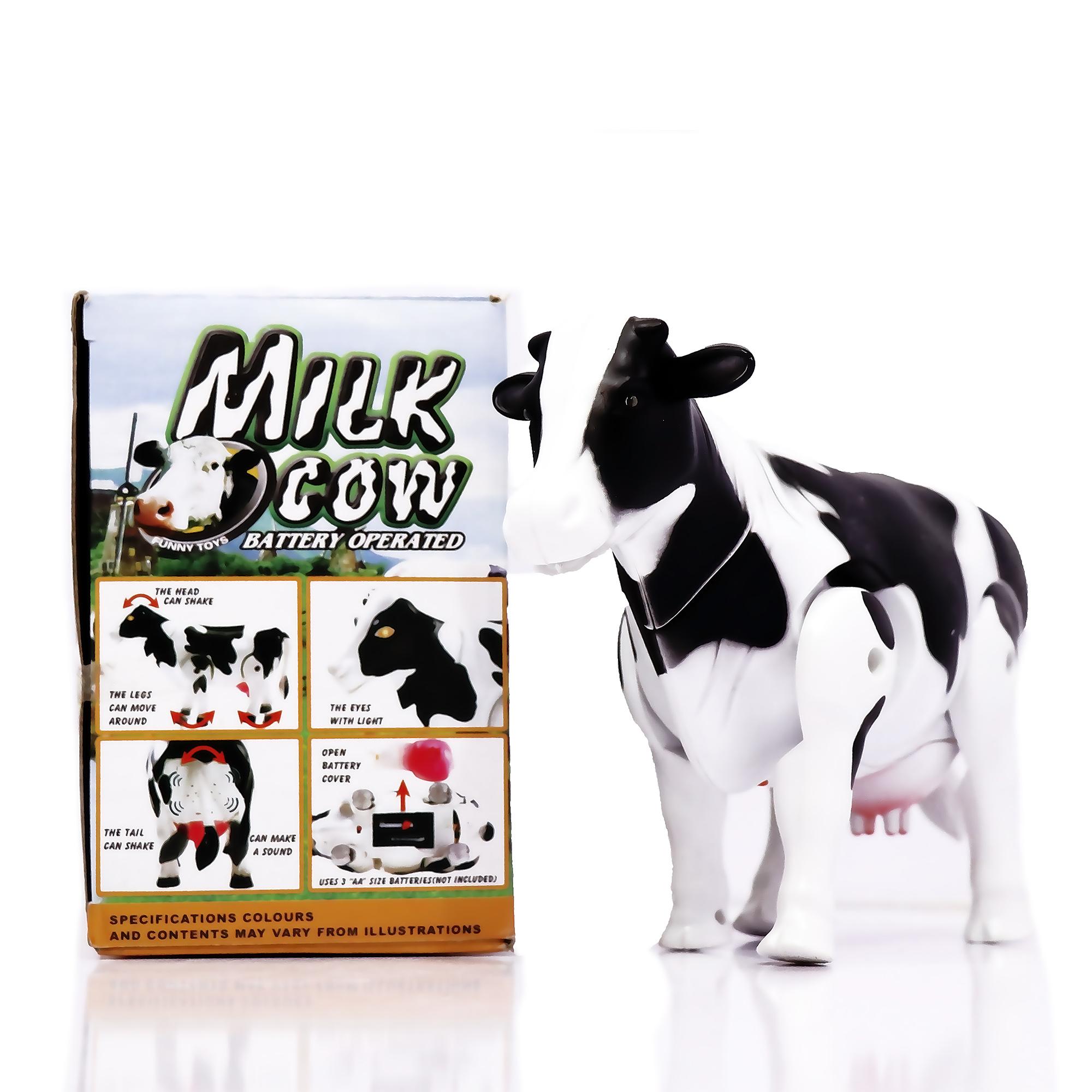 battery operated milk cow toy