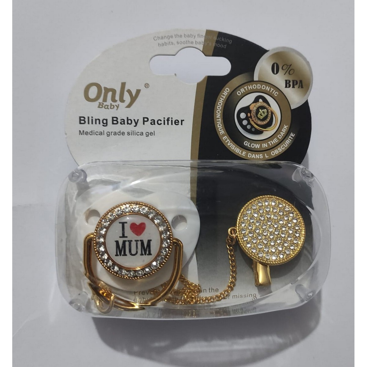 Fancy pacifiers hot sale