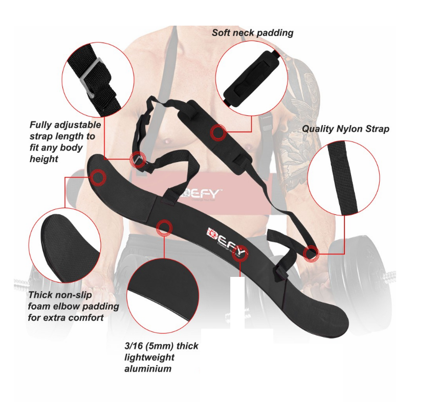 Arm Blaster Bicep Fitness Gym Exercise Gym bicep enhancer Power lifting strap Arm Blaster Bicep curles