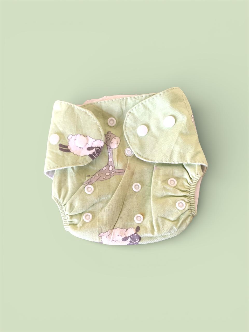 Cloth Diaper Baby Washable Flexible Free Sizing Diapers Adjustable Pamper Reusable Diaper| Printed pamper