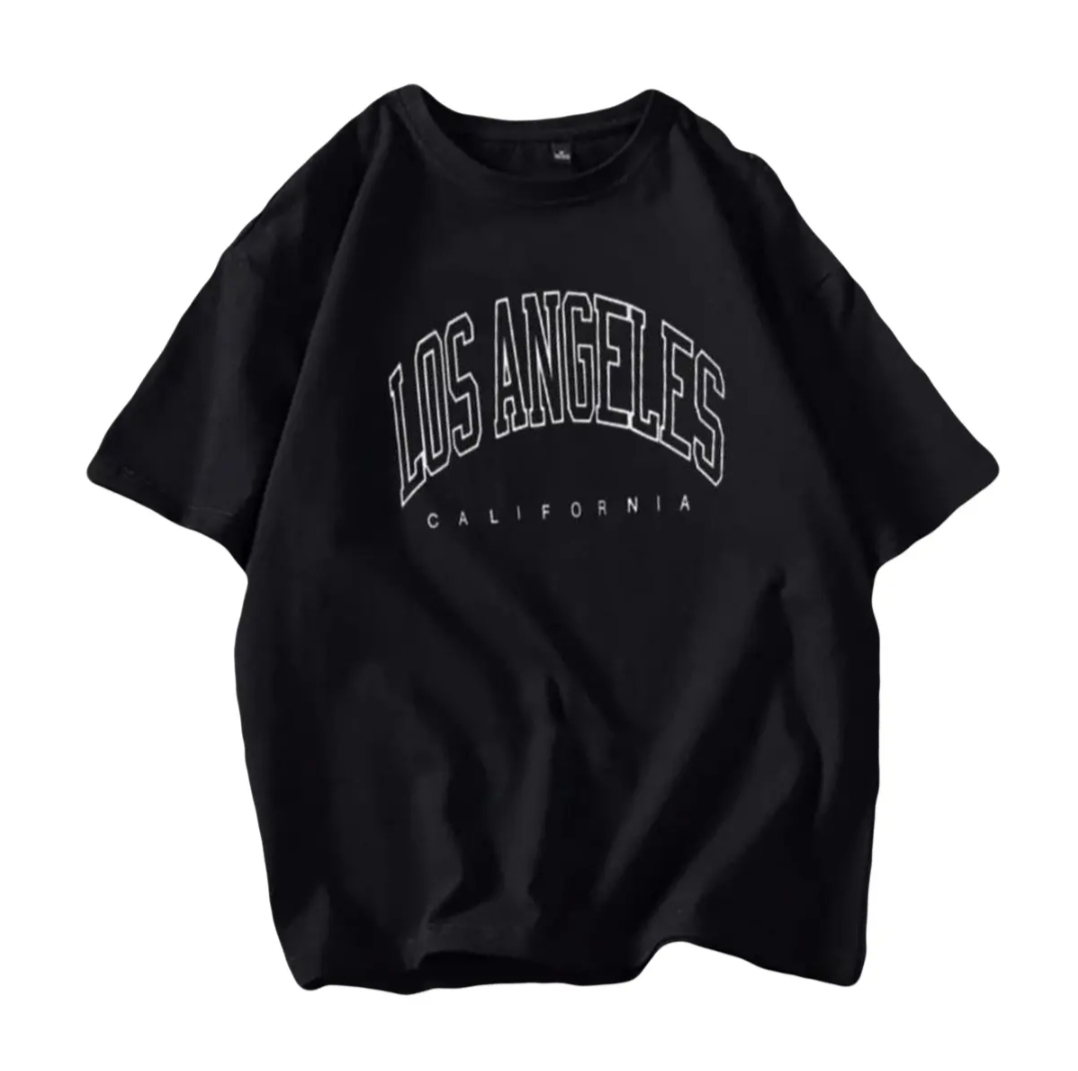 New Trendy Summer Collection T shirt New Stylish LOS ANGELES CALIFORNIA Design Tee shirt Round Neck Export Quality Top