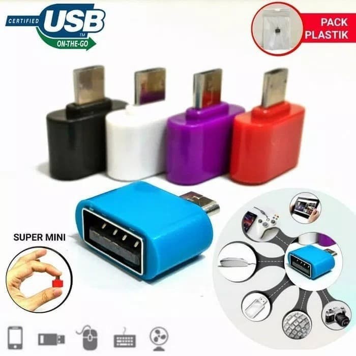 Pack Of 10 OTG Connector Micro USB OTG USB 2.0 OTG Adapter for Connects your Android smartphone with a USB, Keyboard , mouse , Data USB etc E.Tech