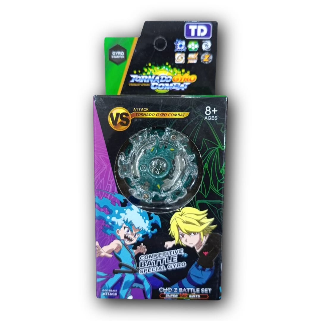 Thunder Metal Body String Launcher Beyblade With Stickers Spinning Tops For Kids