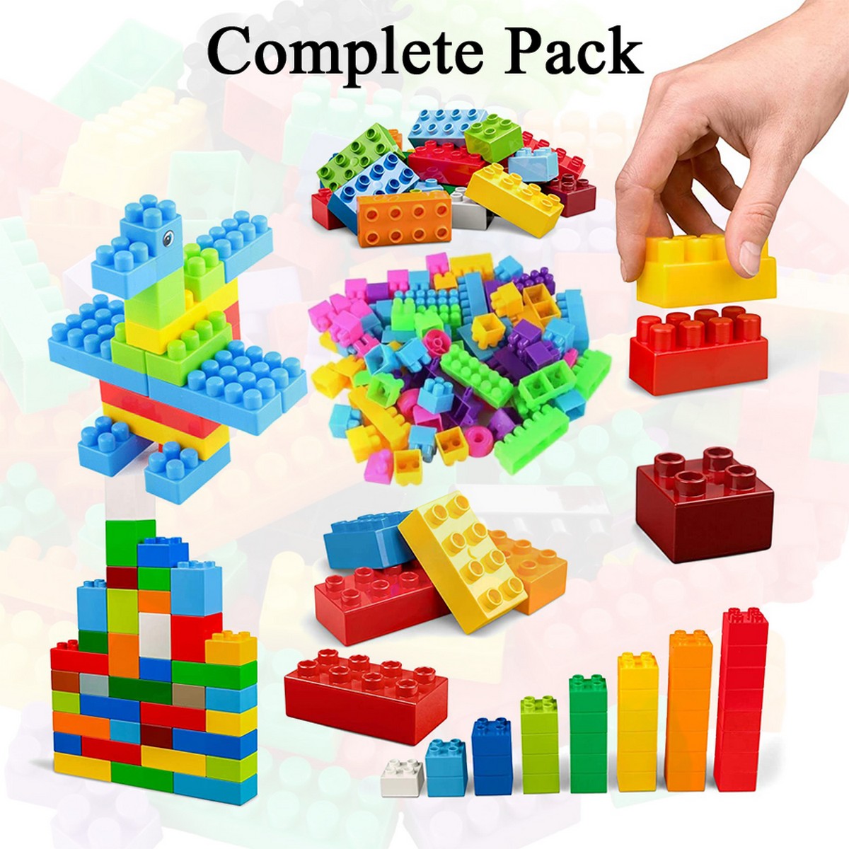 Building Blocks Set Big Size High Quality Imported For Kids Early Learning Toys & Creative Model Playing Building Block Toy