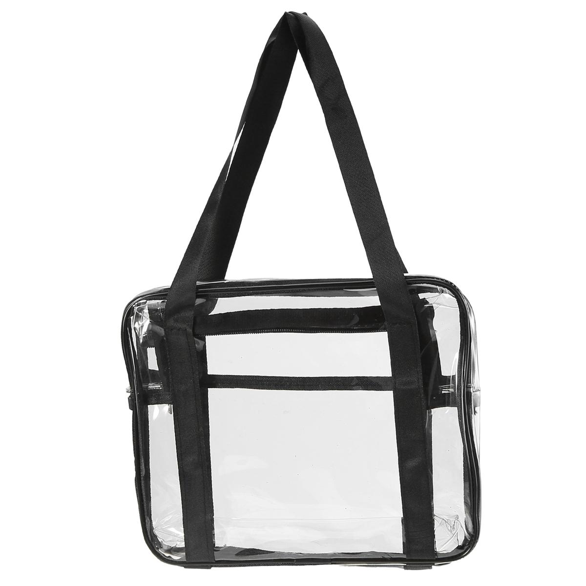 Black cheap transparent bag