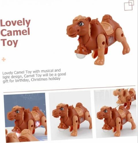 Arabic Electric Camel Toy With Light And Music For Kids (Small And Large) Tow Size Available