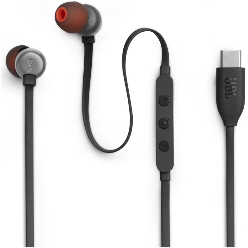 💯 100% Original JBL Tune 310C USB-C In-Ear Headphones True Stereo Music Deep Bass Gaming Earbuds Sports Headset In-line Control Handsfree with Microphone Universal Compatibility