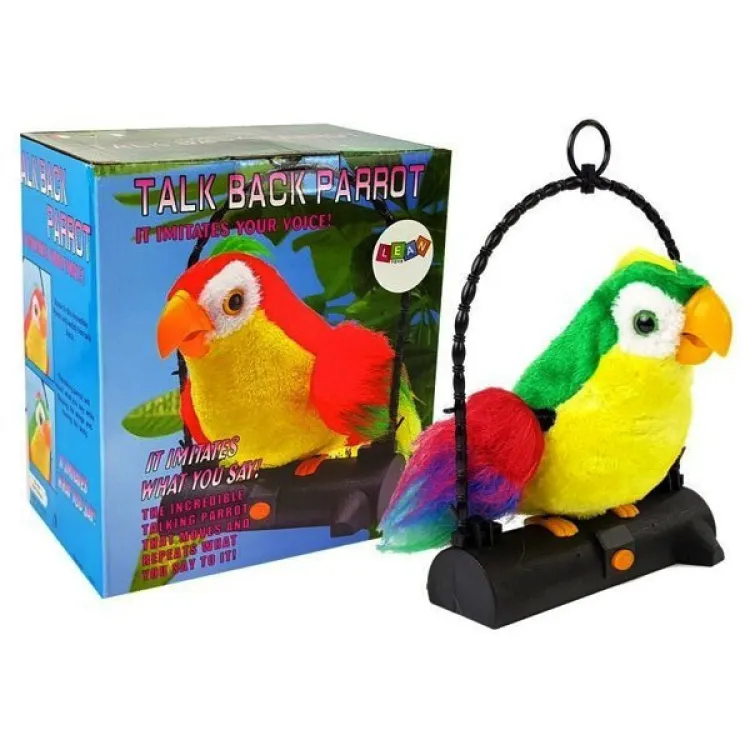 Talk back parrot sales toy