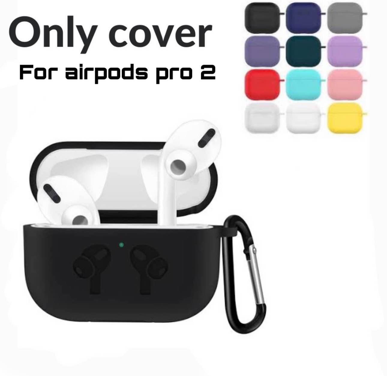 Silicone Protective Case for Pro Earbuds Gen 2 – 360° Full Protection Cover, Soft Shockproof Design price in Pakistan