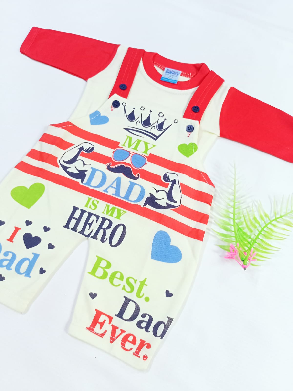 Newborn Baby Romper - random design & colors available - for 0 - 3 months babies