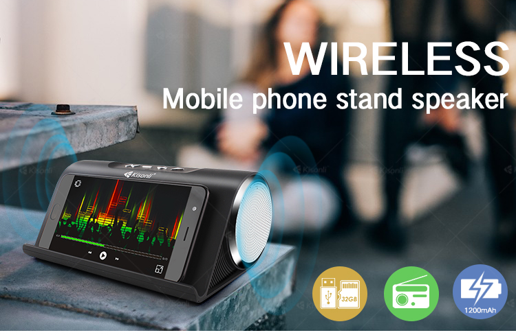 Hifi Kisonli Bluetooth Bass Subwoofer Twins Speaker For Laptop And Mobiles
