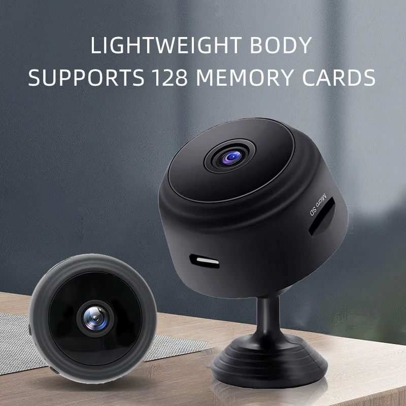 A9 Mini Camera,1080P HD Motion Sensor WiFi IP Surveillance Camera Camcorder DV, Long Battery Life, Small Portable WiFi Security Camera for Indoor and Outdoor(Black)