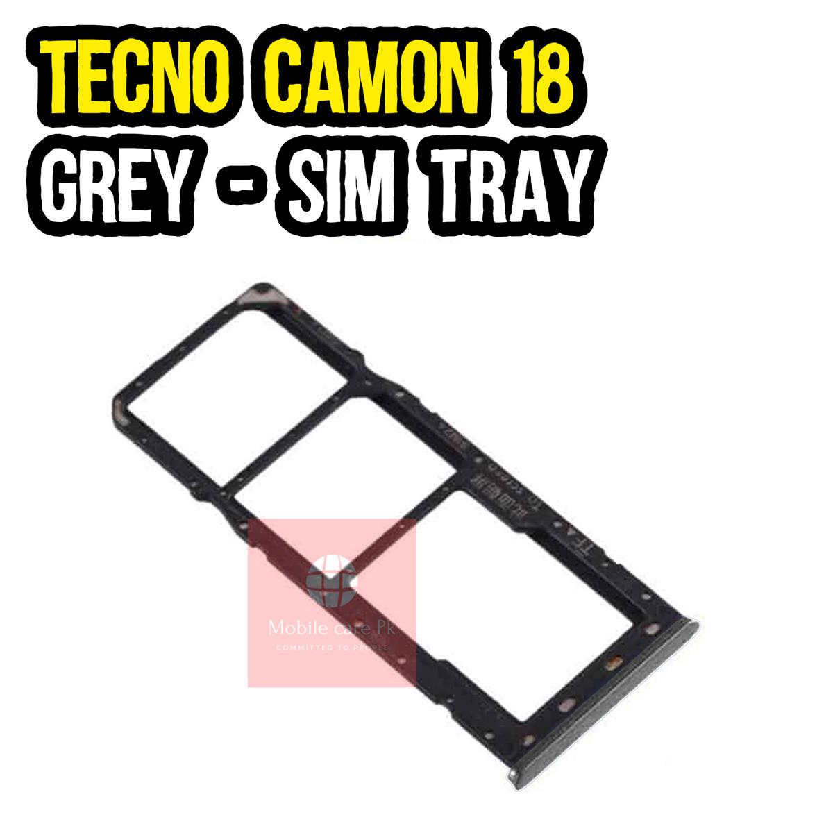 camon 18 sim card slot