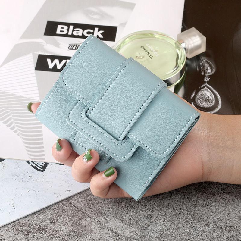 Short Women Wallets Small Slim Luxury Wallet New Fashion Pu Leather Female Purse Designer Money Bag Card Holder, wallets For Girls