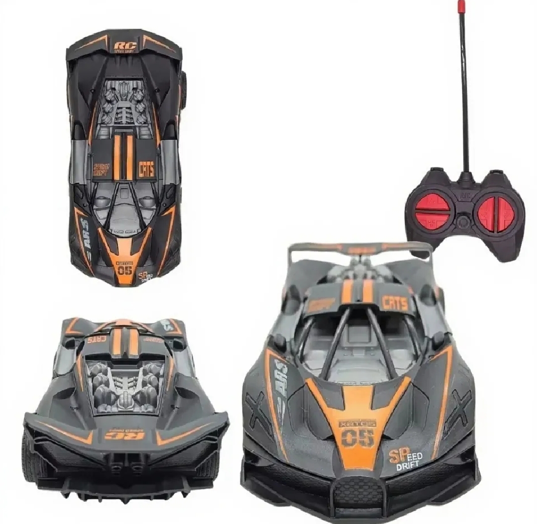Rechargeable / Cell Operated High-Speed RC Car for Kids – Fast Remote Control Racing Car with LED Lights  USB Chargeable Toy Vehicle for Boys & Girls  Durable, Indoor & Outdoor Fun – Ideal Gift for Children