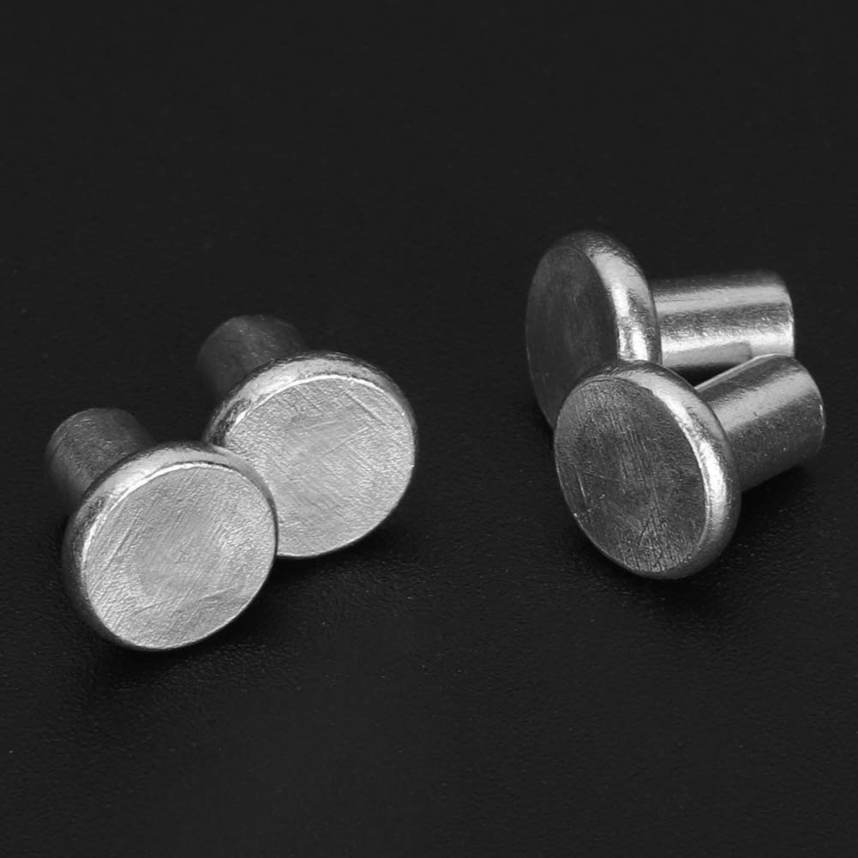 100 Rivetti In Alluminio M4x12 - Testa Piatta, Per Fai Da Te E Riparazioni - Foto 3