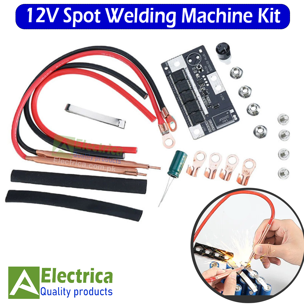 12V Spot Welder Set Portable Battery Spot Welding Storage Machine DIY
