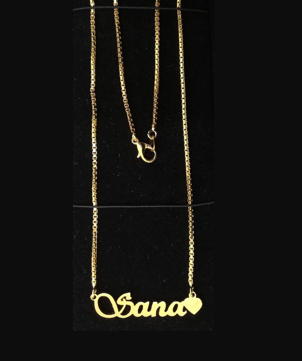 Firepark 18k Gold Plated Name Necklace Buy Online At Best Prices In Pakistan Daraz Pk