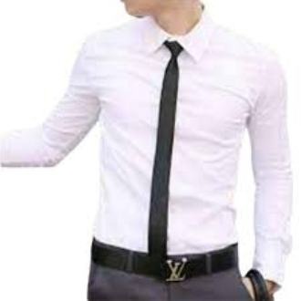 White Formal Shirt For MEN