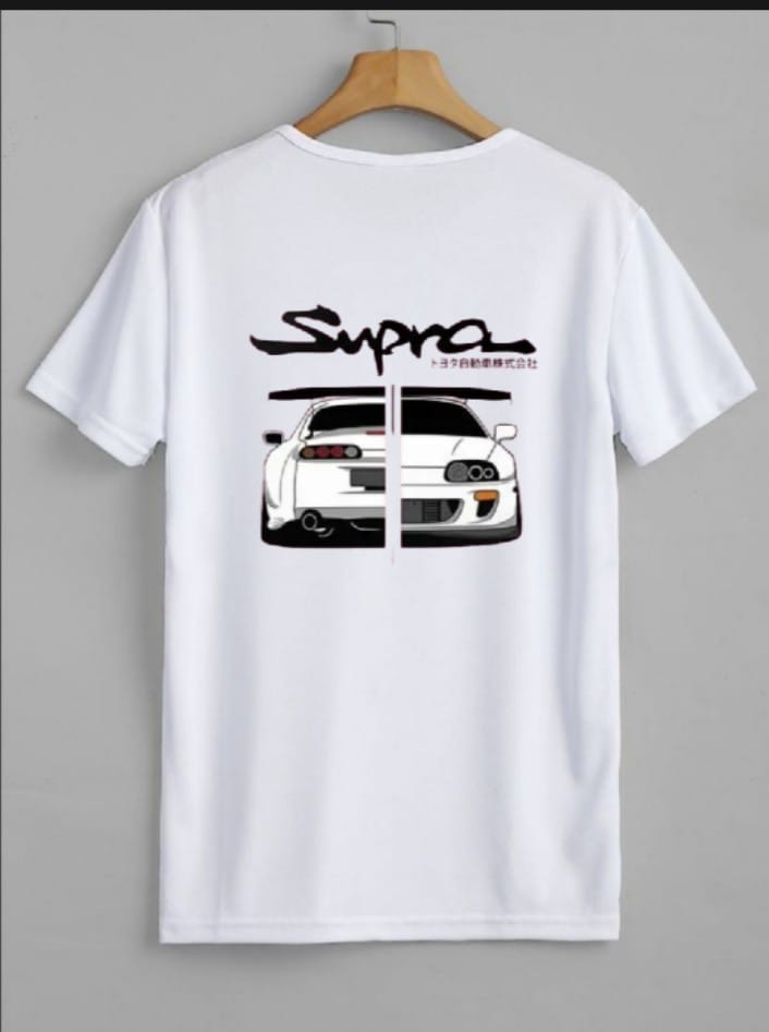 Supra Car Printed summer Half Sleeves O Neck T shirt For Men And Boys