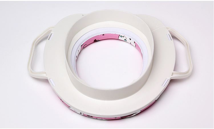 Children'S Toilet Mat With Armrests Sponge Cartoon Baby Toilet Seat Random Color 29 Undefined