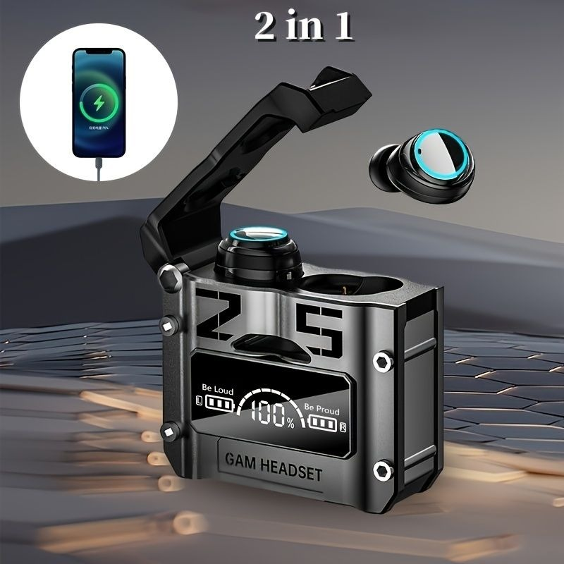 M25 Damix Gaming Headphones True Wireless Earbuds Earphones Earphones Touch Control All device