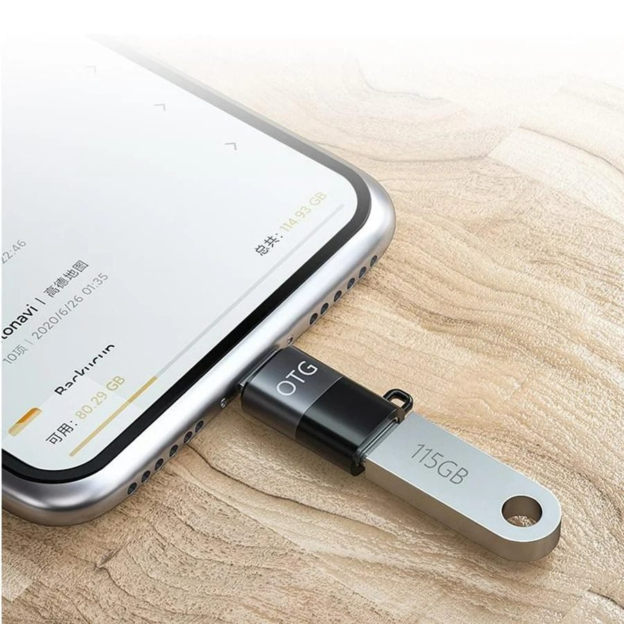 Microphone / Handsfree Connector Type C to Lightning Eye Phone Android for Wireless Mic Lavalier Converter For Boya and other mics