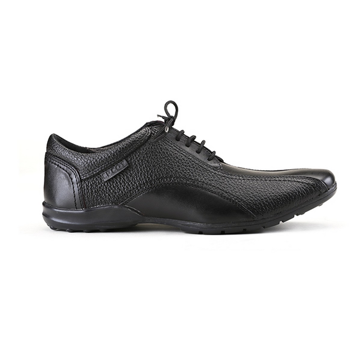 Epcot Falcon Black Leather Sneakers Shoes For Men- Calgary Falcon Black