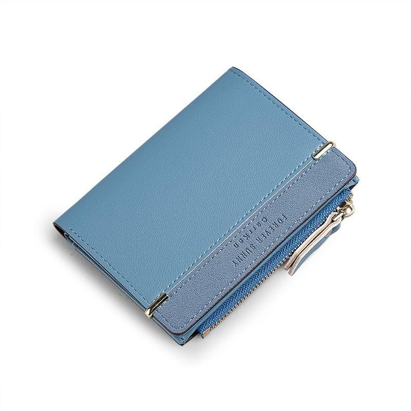 HOW.R.U  Small Ladies Mini Trifold Short Wallet for Women and Girls Coin Pouch Card Holder and Clutches