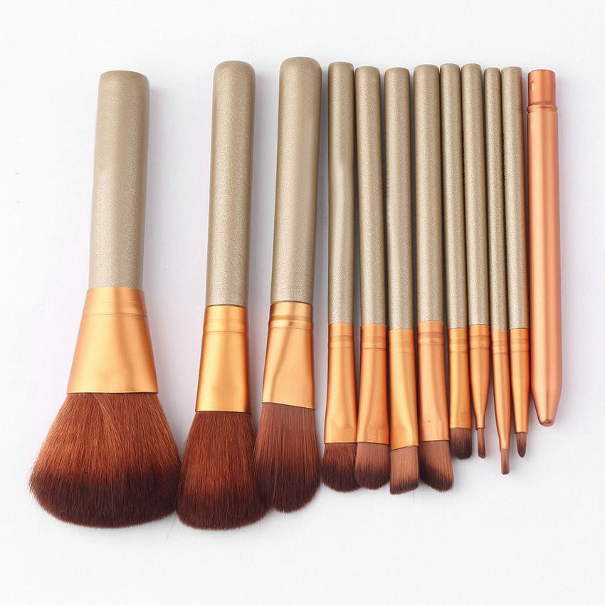 12 Pcs Makeup Tools Kit Cosmetic Eyeshadow Foundation Concealer Brushes Set Hot Selling