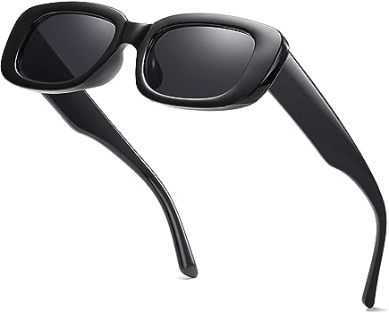 Classic Rectangle Leopard Frame Sunglasses For Women