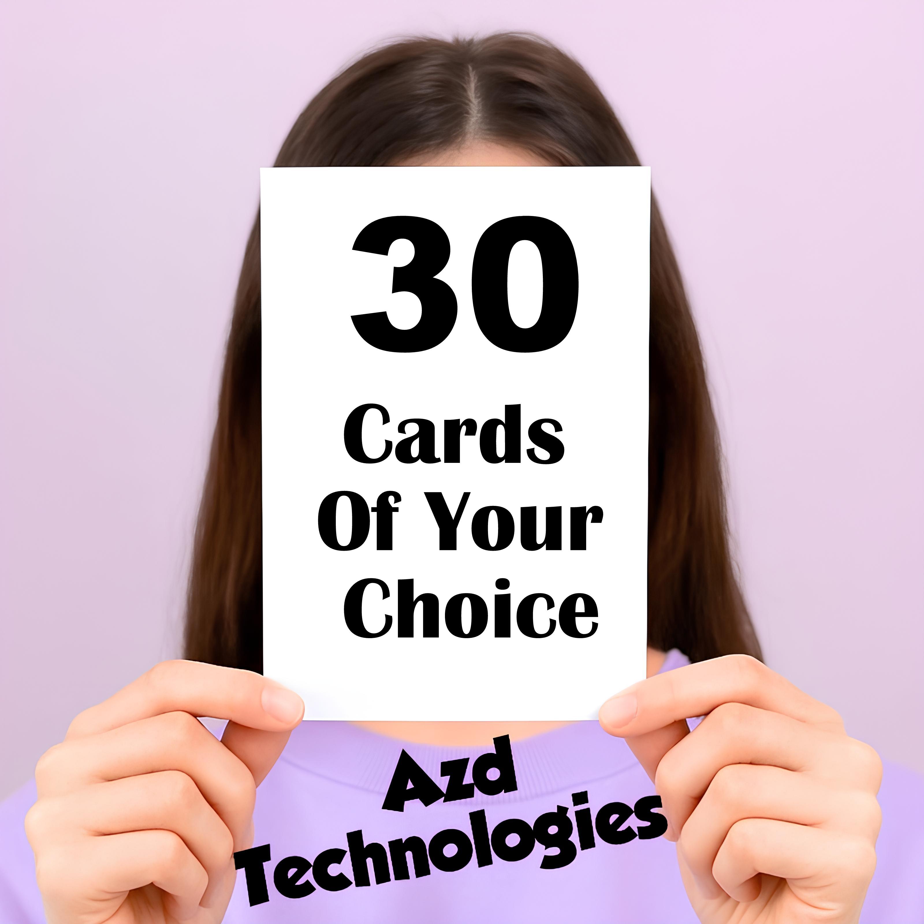 Gaming Posters of your choice 50 Cards 4x6 For Wall Decor - Gaming Room