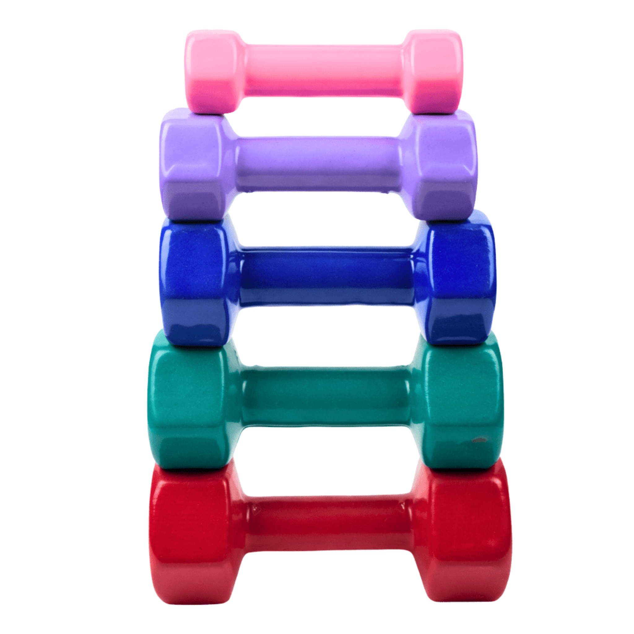 Single Vinyl Dumbbell Single Piece for Women Men – Ladies Dumbbell for Home Gym Exercise – 1kg 2kg 3kg 4kg 5kg Dumbbell for Weight Loss Fitness Yoga Aerobics Arm Workout – Non Slip Coated Dumbbell Weight for Home Gym Use – Single Fixed Weight Dumbbell