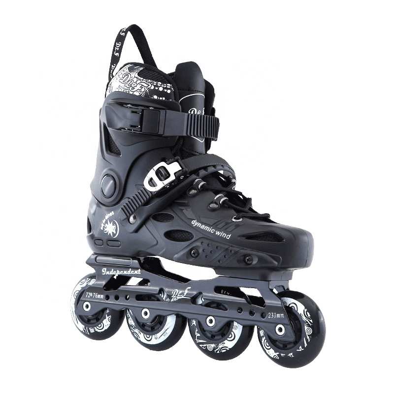Skate Shoes Patines En Price Shoes Buy Semi-soft 3*110mm Speed Inline  Skates Street Racing Roller
