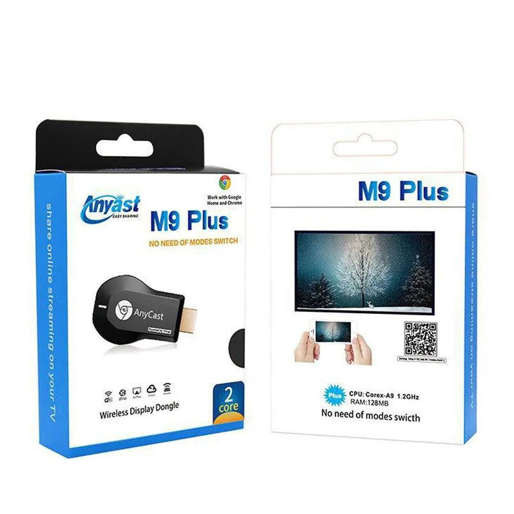 AnyCast M9 Plus 2Core 1080P Hdmi WiFi Display TV Dongle Cpu 8268