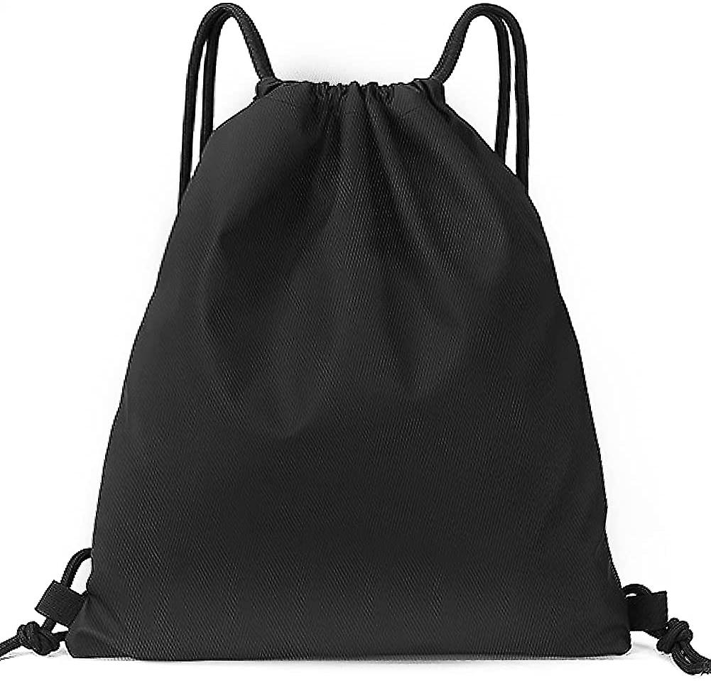 Portable Men Women Sports Gym Bag Drawstring Bag Waterproof Foldable Backpack Shoes Clothes Yoga Running Fitness Travel Bag
