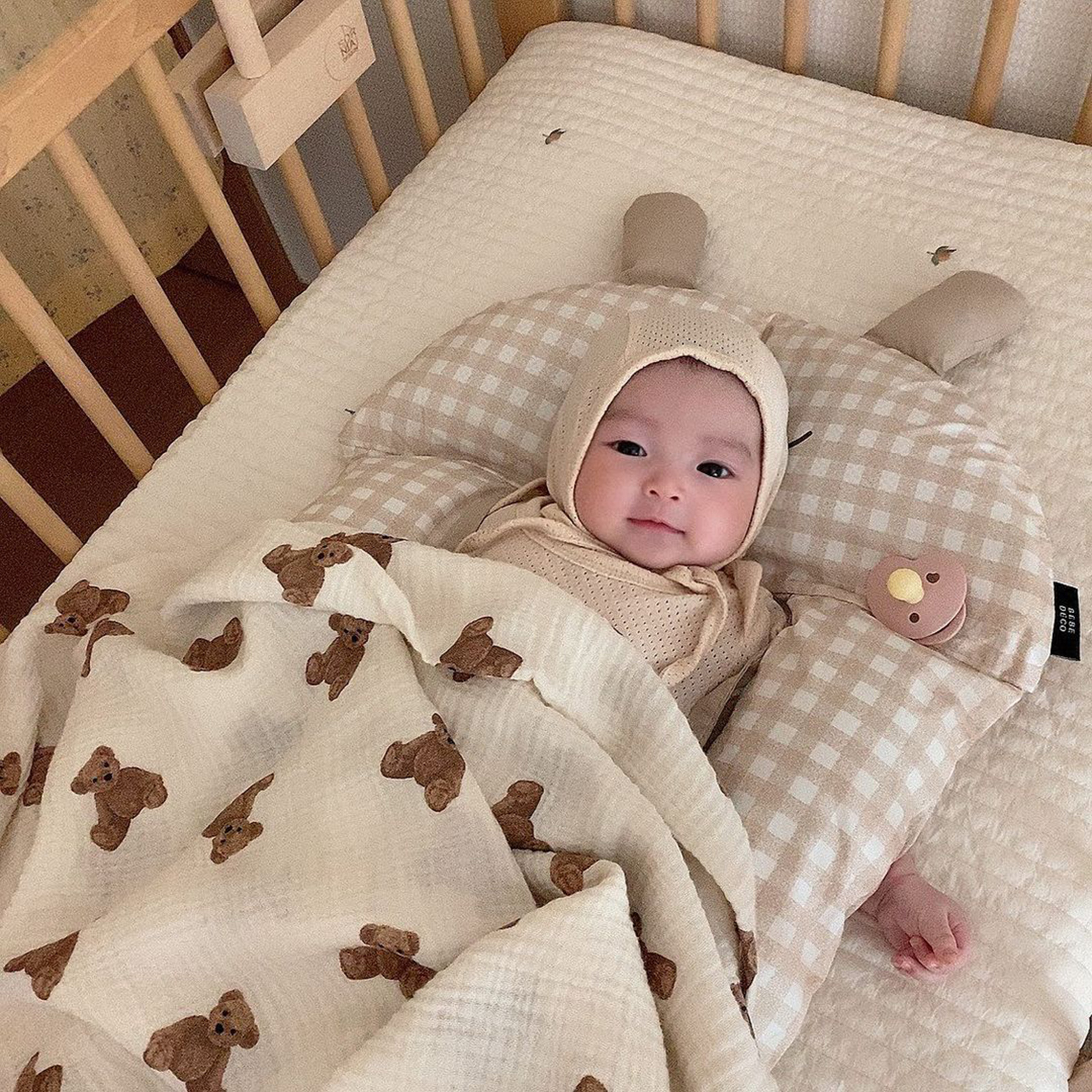 Baby in outlet blankets