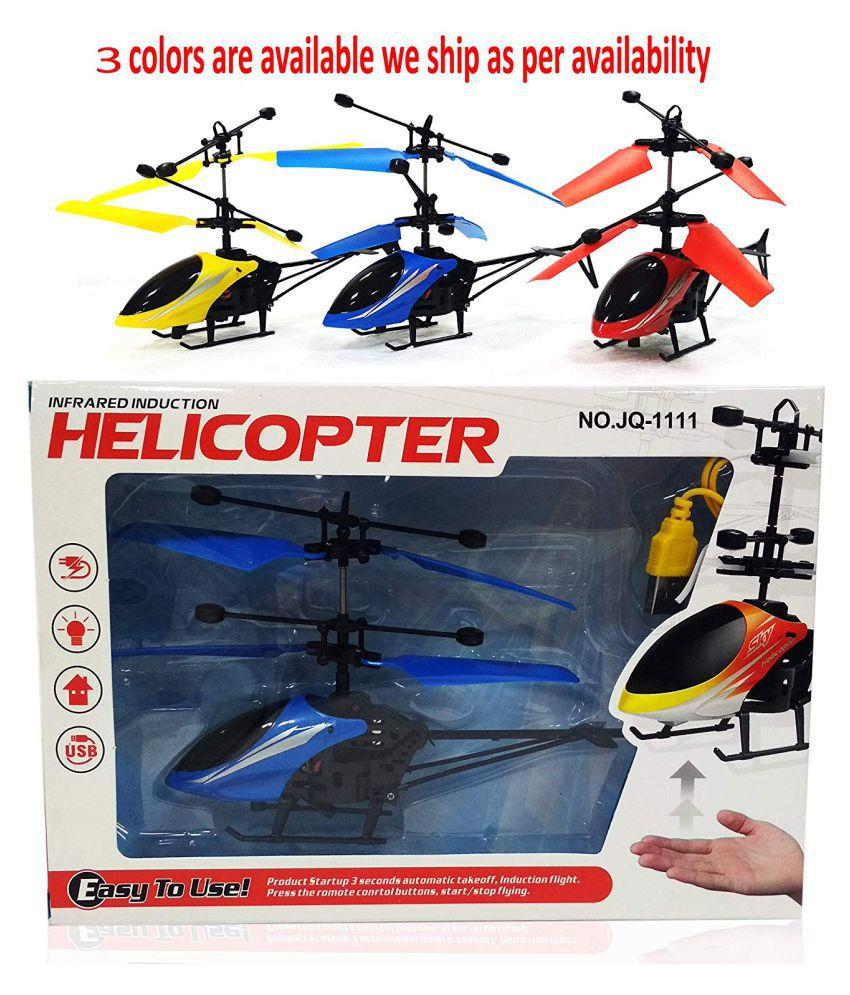 hand induction control flying helicopter
