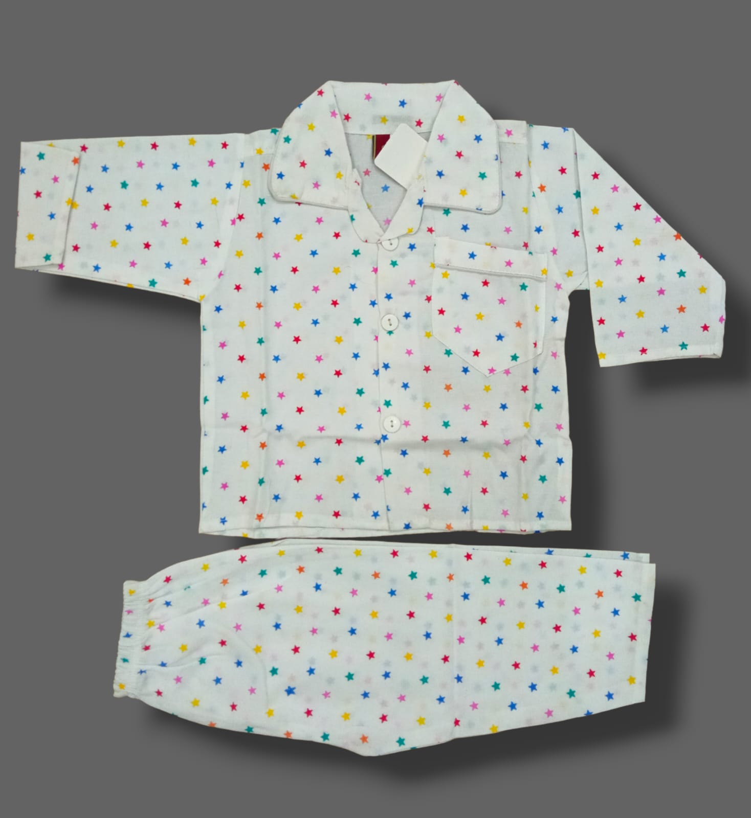 1 PCS Multicolor Cotton Baba & Baby Night Dress for Kids NIGHT SUITE for girls and boys