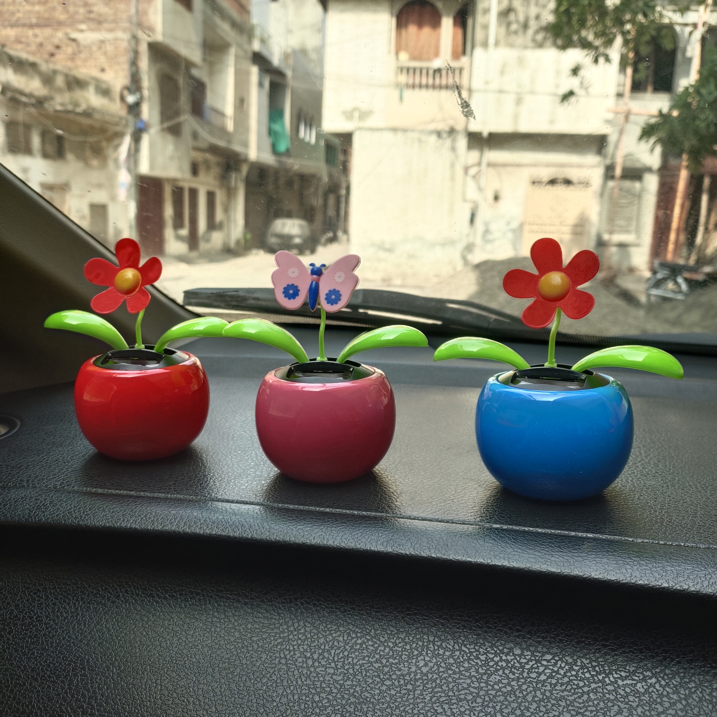 Car Decoration Solar Power Dancing Flower,solar dancing flower