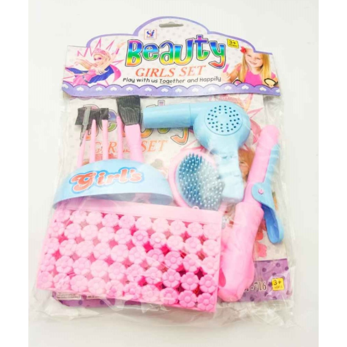 Girls Beauty Set Toy For Kids (GIRLS) (9 Pieces In Set)