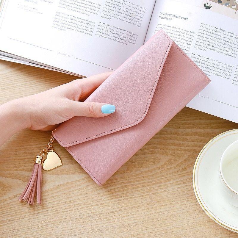New Stylish Women Wallets Phone Clutch  Zipper Purse Long Wallets For Girl Ladies Money Coin Pocket Card Holders Tassel Wallets New